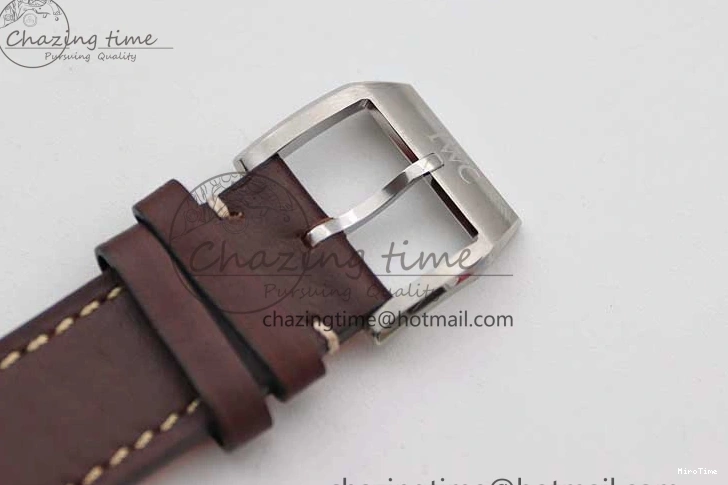 MIROTIME 0724 Mark XVIII IW327010 SS M+F 1:1 Best Edition Blue Dial on Brown Leather Strap A Resilient 7051